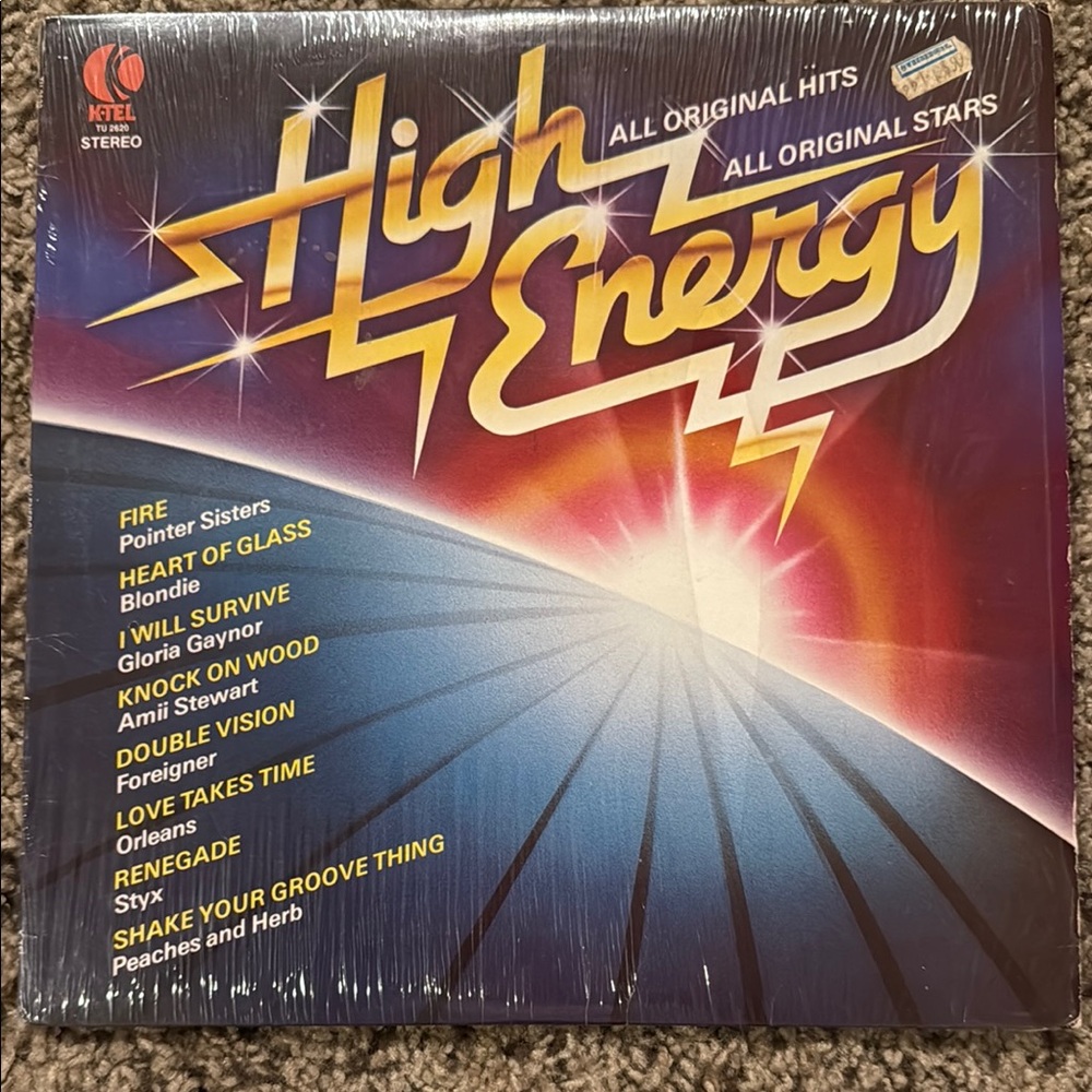 High Energy Vinyl Record - Blue